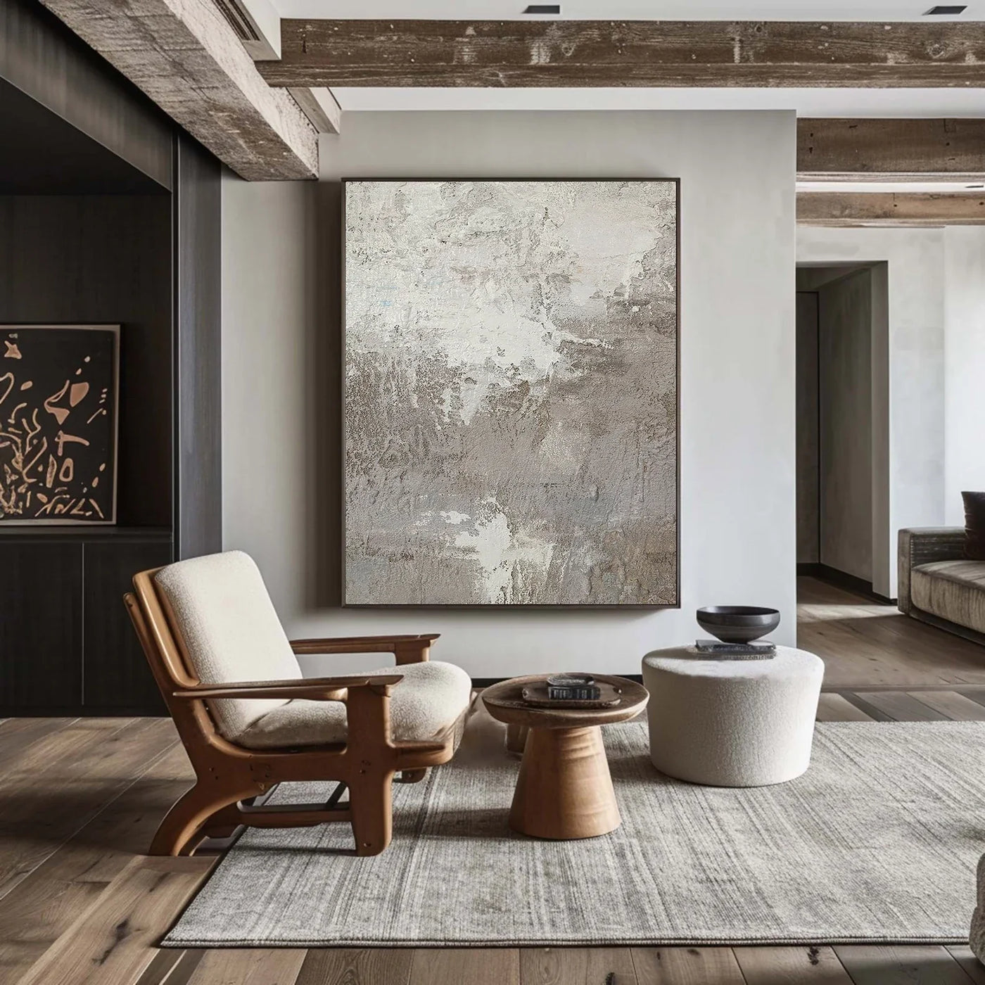 Textured Monochrome Sophistication | Gray Depth
