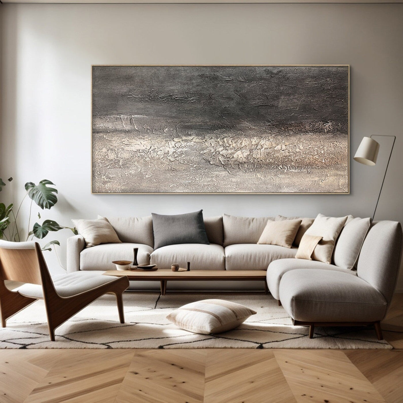 Textured Abstract Luxury | Gray Gold