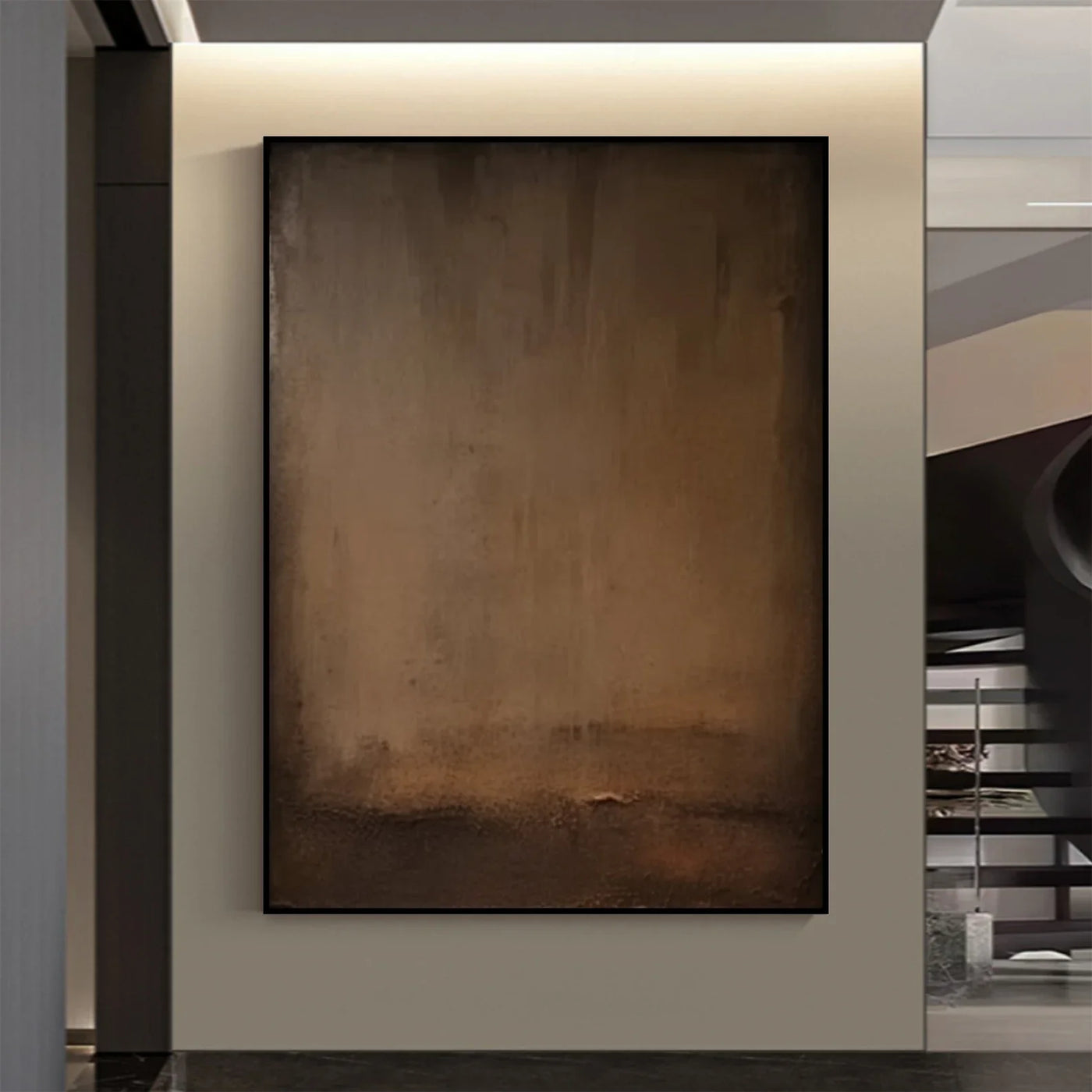 Textured Terrene Luxuriance | Sienna Ecru