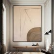 Textured Minimalist Opulence | Umber Swirl
