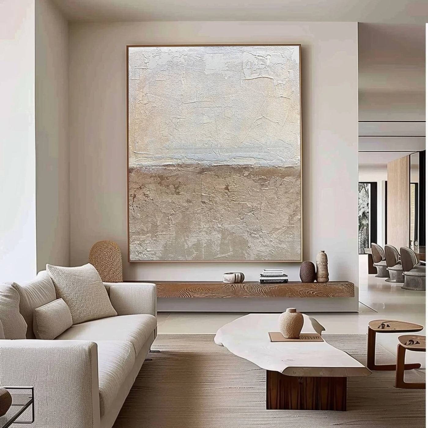 Textured Earthy Elegance | Beige Depth