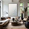 Textured Monochrome Elegance | White Artistry