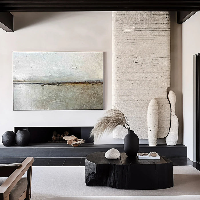 Textured Earthy Calm | Sage Beige