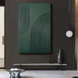 Textured Geometric Depth | Green Minimal