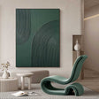 Textured Geometric Depth | Green Minimal