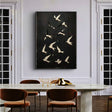 Textured Avian Dynamism | Black White