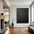 Textured Geometric Opulence | Black Lines