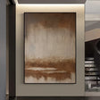 Textured Earthy Serenity | Brown Beige
