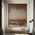 Textured Earthy Serenity | Brown Beige