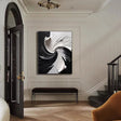 Textured Monochrome Opulence | Black White