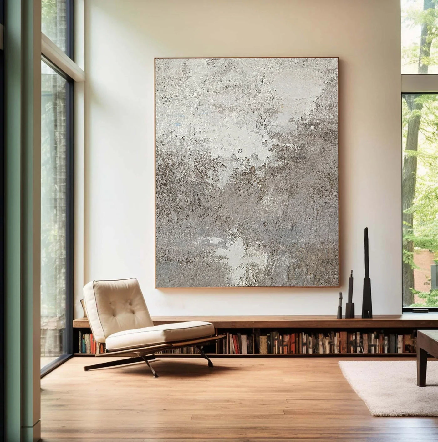 Textured Monochrome Sophistication | Gray Depth