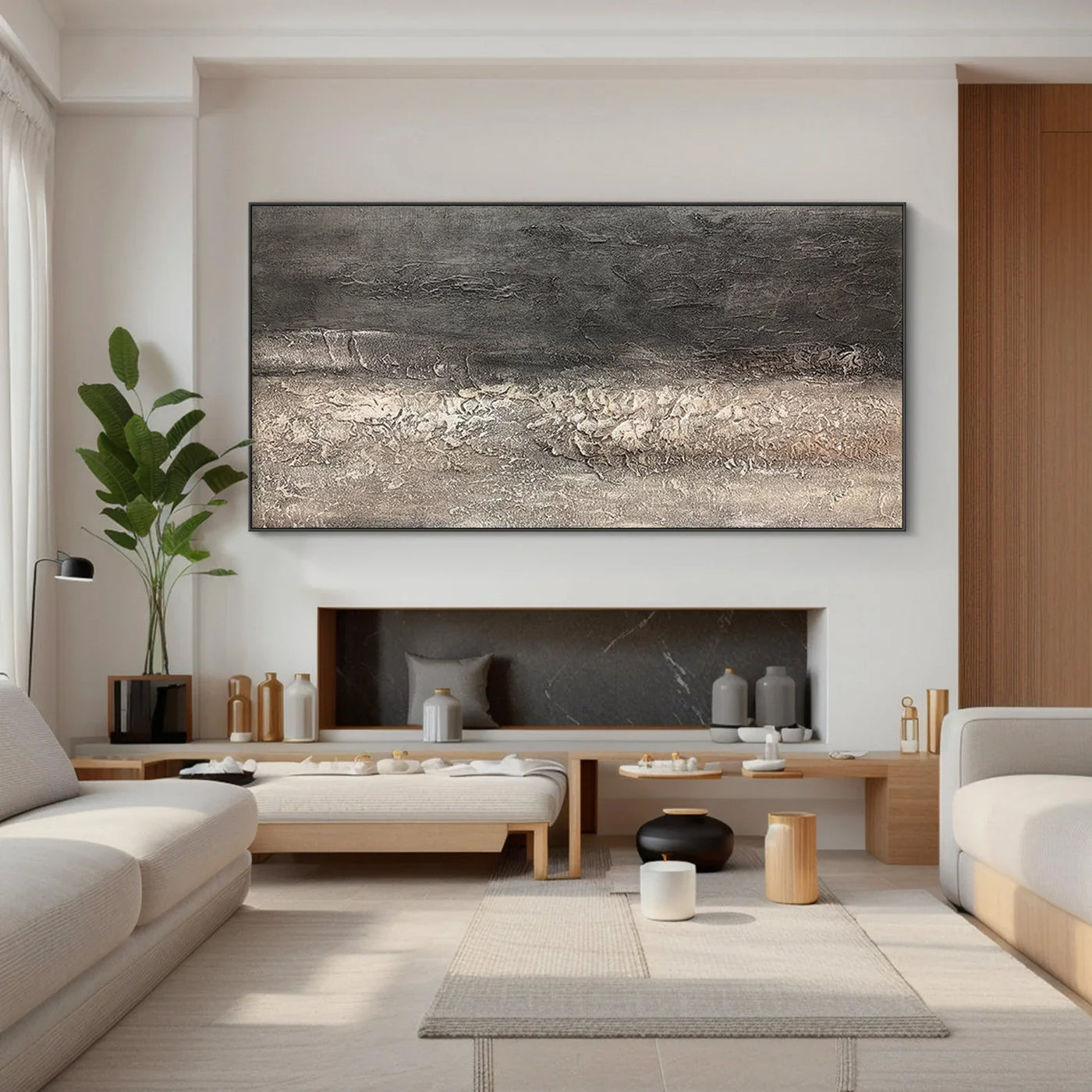 Textured Abstract Luxury | Gray Gold
