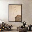 Textured Minimalist Opulence | Umber Swirl