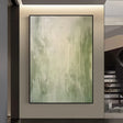 Textured Botanical Calm | Green Beige
