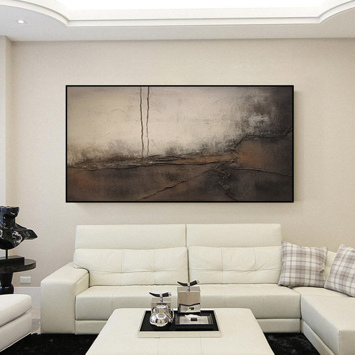 Textured Monochrome Abstract | Subtle Luxe