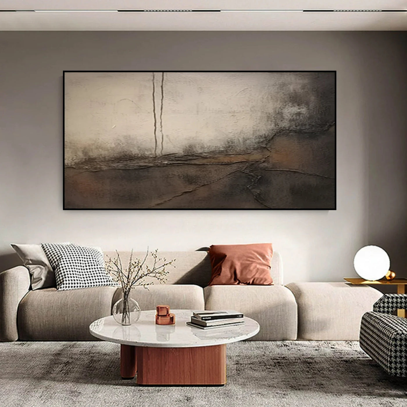 Textured Monochrome Abstract | Subtle Luxe