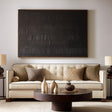 Textured Monochrome Depth | Black Elegance
