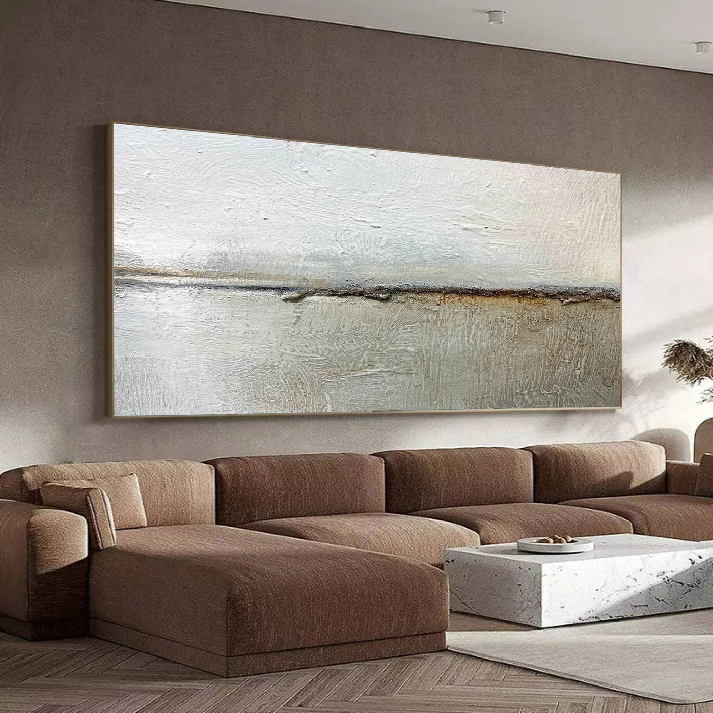 Textured Earthy Calm | Sage Beige