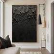 Textured Black Elegance | Monochrome Artistry