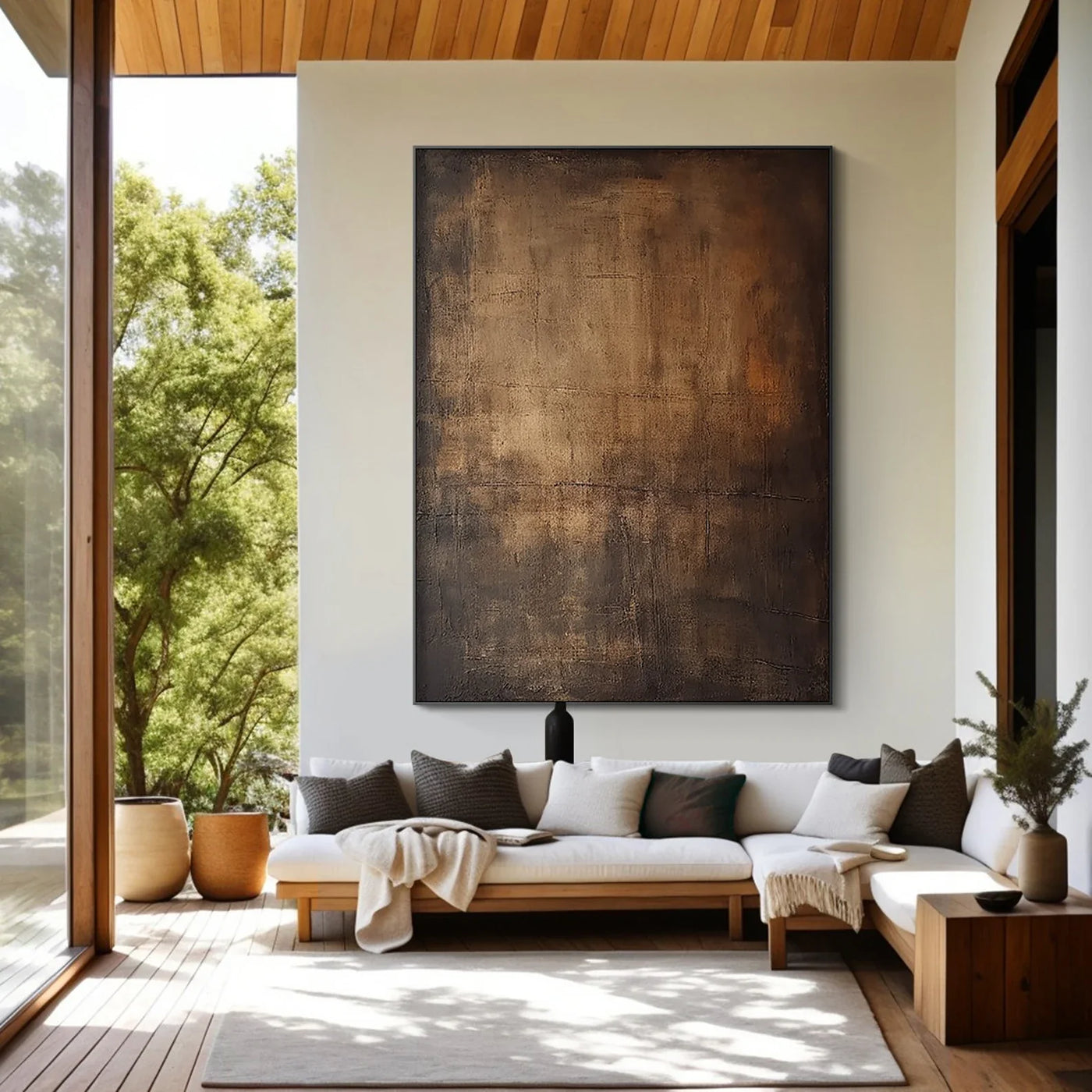 Textured Earthy Opulence | Brown Rhythm