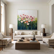 Textured Floral Vibrancy | Pink Green