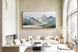 Textured Mountain Art | Serene Peaks
