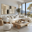 Bold Abstract Layers | Neutral Contrast