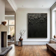 Textured Black Elegance | Monochrome Artistry