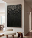 Textured Black Elegance | Monochrome Artistry