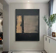 Minimalist Black Grid Art | Edgy Sophistication