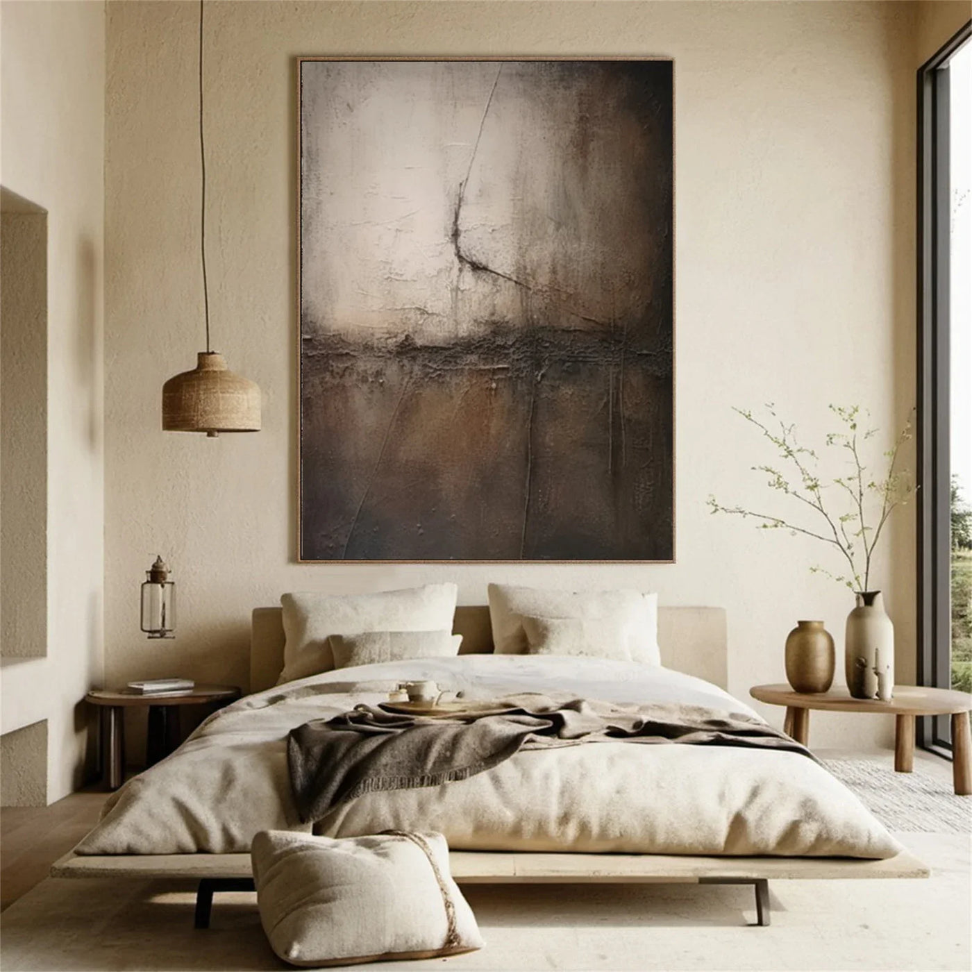 Textured Monochrome Abstract | Dramatic Luxe