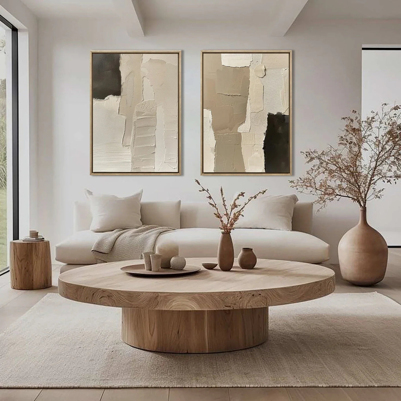Bold Abstract Layers | Neutral Contrast