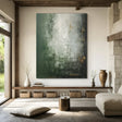 Earthy Green Abstract Art | Luxe Calm