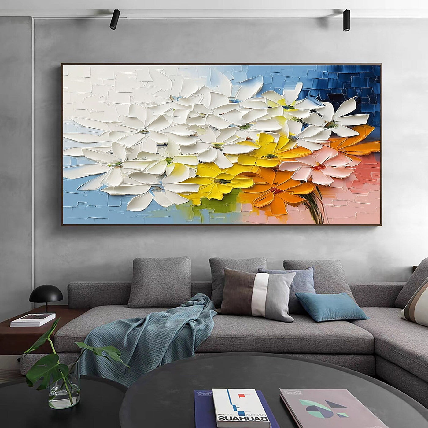 Textured Floral Vibrance | Multi Bloom