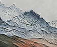 Textured Mountain Art | Serene Peaks