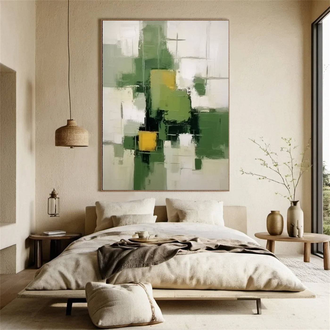 Textured Green Opulence | Nature Hues