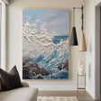 Textured Ocean Wave Abstract | Coastal Luxury