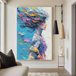 Textured Colorful Grace | Vivid Hue