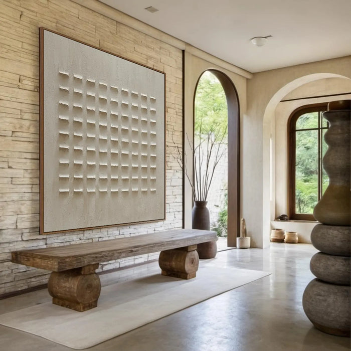Textured Geometric Art  | Elevated Elegance