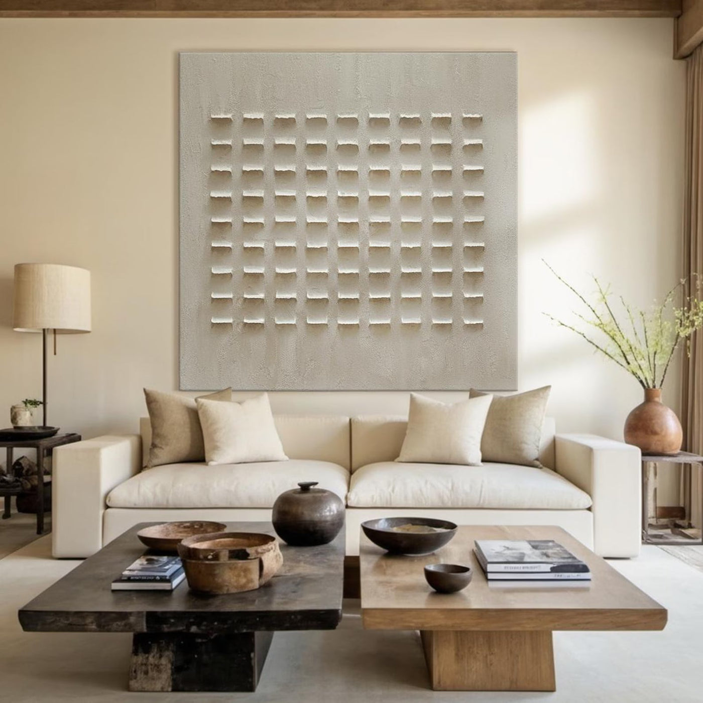 Textured Geometric Art  | Elevated Elegance