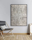 Textured Wave Sophistication | Gray White