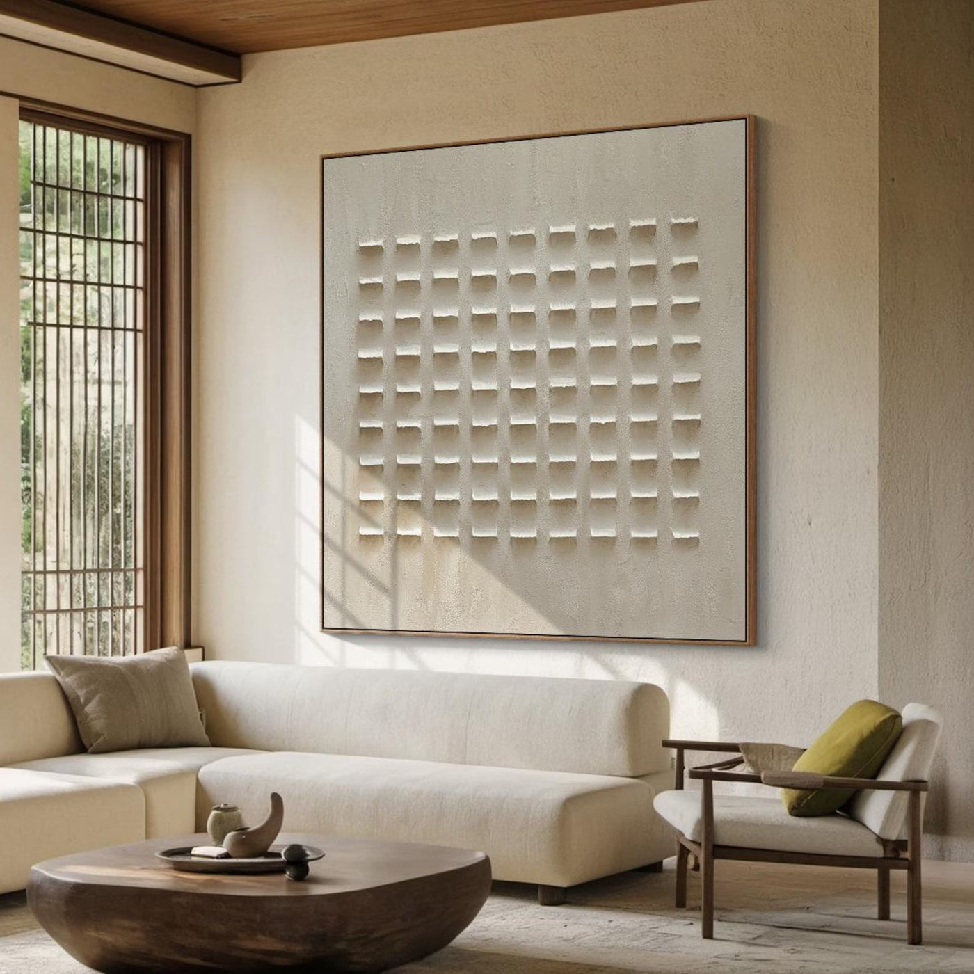 Textured Geometric Art  | Elevated Elegance