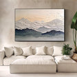 Textured Mountain Vista | Muted Tones