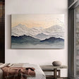 Textured Mountain Vista | Muted Tones