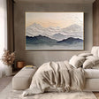 Textured Mountain Vista | Muted Tones