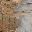 Textured Metallic Elegance | Gold Gray
