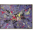 Textured Splatter Vibrancy | Purple Backdrop