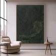 Abstract Green Line Art | Moody Elegance