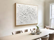 Textured Floral Relief | White Palette