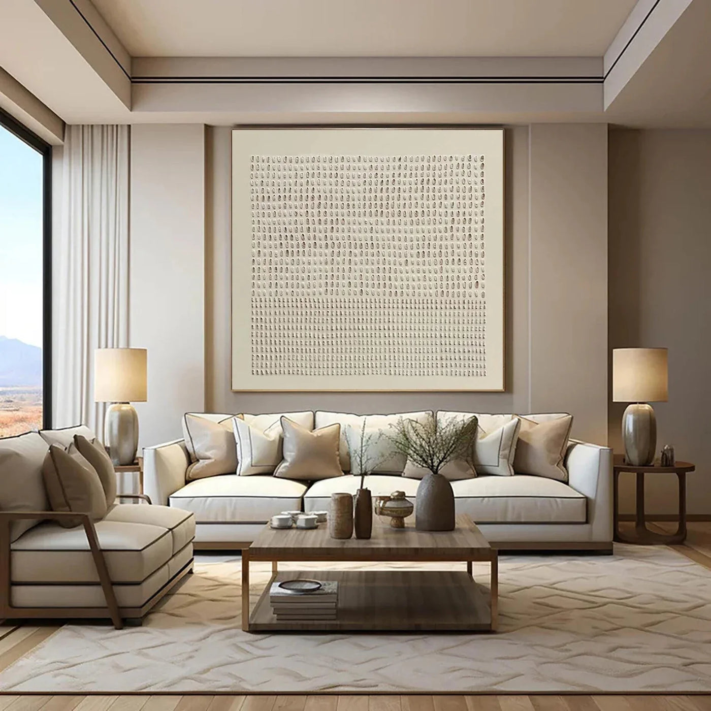 Textured Dot Art | Minimalist Calm